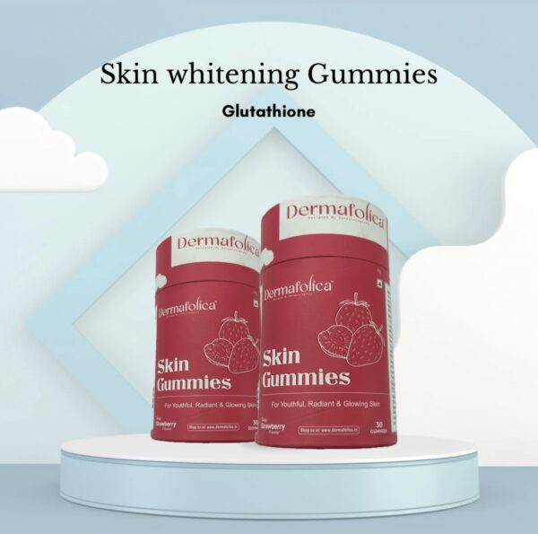 Skin whitening gummies